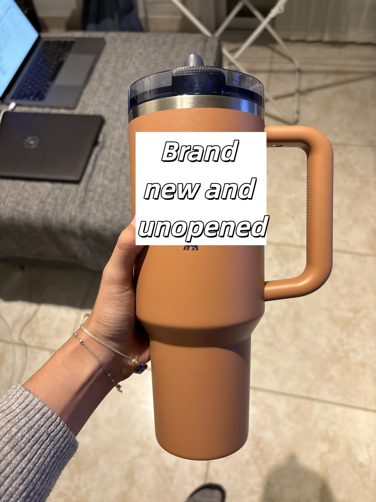 Brand new, unopened and used Quencher ProTour Flip Straw Tumbler with Leakproof Lid | Built-In Straw & Handle | Cupholder Compatible for Travel | Insulated Stainless Steel Cup | BPA-Free